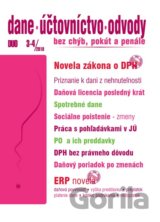 Dane, účtovníctvo, odvody 3-4/2018