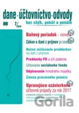 Dane, účtovníctvo, odvody 2/2018