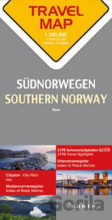 Norsko jih 1:300T TravelMap KUNTH
