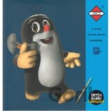 Škrábací obrázky Panda a Little Mole - modré