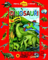 Dinosauři - 8x puzzle, objevuj, skládej a obkresli