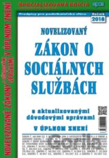 Novelizovaný Zákon o sociálnych službách