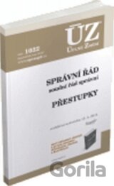 ÚZ 1032 Správní řád, Soudní řád správní, Přestupky