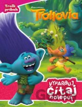 Trollovia: Vyfarbuj, čítaj, nalepuj