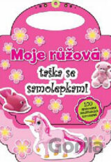 Moje růžová taška se samolepkami