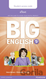 Big English 5 Pupil´s eText Access Code (standalone)