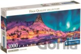Puzzle Panorama: Noční ostrov Lofoty
