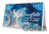 Stolní kalendář Andělé 2026