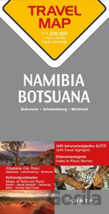 Namibie / Botswana 1:1,5M TravelMap KU