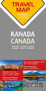 Kanada 1:4M TravelMap KUNTH