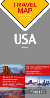 USA 1:4M TravelMap KUNTH