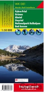 Pyhrn-Priel-Eisenwurzen – Grünau – Almtal – Steyrtal – Nationalpark Kalkalpen – Bad Aussee, Wanderkarte 1:50 000