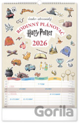 NOTIQUE Nástenný Rodinný plánovací kalendár Harry Potter 2026