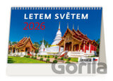 Stolní kalendář Letem světem 2026