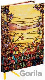 Zápisník Flame Tree Tiffany Red Flowers and a Stream