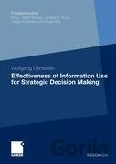 Effectiveness of Information Use for Strategic Decision Making