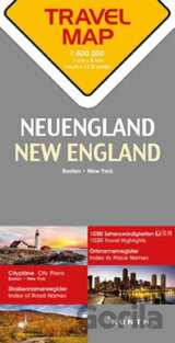 New England 1:800T TravelMap KUNTH