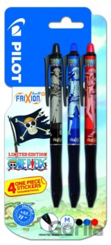 PILOT FriXion Ball Plus One Piece + samolepky, BL, čierna, červená, modrá