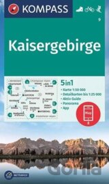Kaisergebirge 1:50 000 / turistická mapa KOMPASS 9