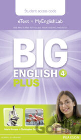 Big English Plus 4 Pupil´s eText and MyEnglishLab Access Card
