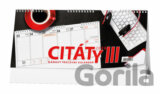 Pracovní stolní kalendář Citáty III 2026