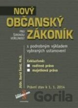 Nový občanský zákoník s podrobným výkladem vybraných ustanovení