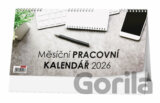 Měsíční pracovní kalendář 2026 - stolní kalendář