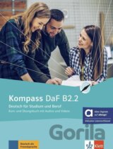 Kompass DaF B2.2 - Hybride Ausgabe - Kurs./Übungsbuch Teil 1+ MP3/Video allango.net + Lizenz (24 Monate)