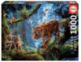 Puzzle Tygři na stromě (1000 dílků)