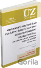 ÚZ 1084 Občanský soudní řád, zvláštní řízení soudní, rozhodčí řízení, ..