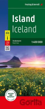Island 1:400 000 / cestovní mapa