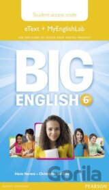 Big English 6 Pupil´s eText & MyEnglishLab Access Code