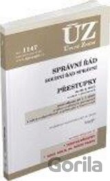 ÚZ 1147 Správní řád, Soudní řád správní, Přestupky