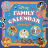 Oficiální nástěnný plánovací kalendář 2026 Disney Classic se samolepkami (SQ 30,5 x 30,5|61 cm)