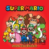 Oficiální nástěnný kalendář 2026 Nintendo: Super Mario (SQ 30,5 x 30,5|61 cm)