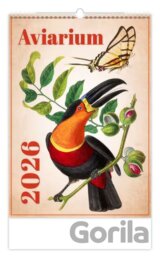 Nástěnný kalendář Aviarium 2026