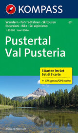Pustertal 671 (sada 3 map ) NKOM 1:25
