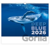 Nástěnný kalendář Deep Blue 2026