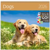 Nástěnný kalendář Dogs 2026