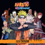Oficiální nástěnný kalendář 2026 Naruto Shippuden s plakátem (SQ 30,5 x 30,5|61 cm)
