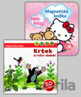 Balíček 2ks Magnetická knížka Hello Kitty + Krtek a období