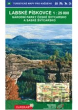 Labské pískovce 1:25T, národní parky České a Saské Švýcarsko /38 Turistické mapy pro každého