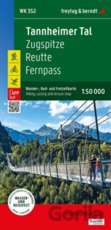 Údolí Tannheimer 1:50 000 / mapa pro turistiku, cyklistiku a volný čas