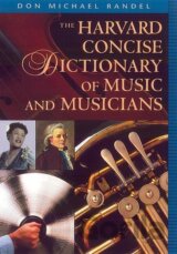 HARVARD CONCISE DICT OF MUSIC