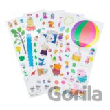 Samolepky na stenu Peppa Pig: Postavy 4 listy