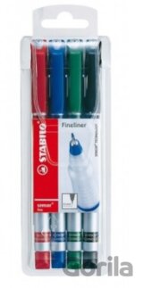 Sada linerov - STABILO SENSOR F - soft - 4 pack