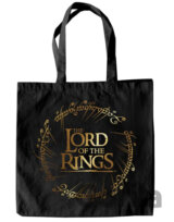 Shopping taška na rameno Lord Of The Rings: Zlaté logo