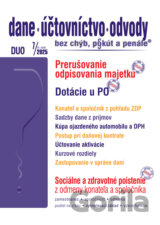 Dane, účtovníctvo, odvody bez chýb, pokút a penále č. 7 / 2025 - Prerušenie odpisovania majetku