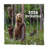 Zvířátka 2026 - nástěnný kalendář