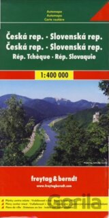 Česká a Slovenská republika 1:400 000/oboustranná automapa